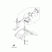 Схема узла: Задний фонарь (Стоп-сигнал) Yamaha XG250 TRICKER