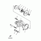 Схема вузла: Водяний насос Yamaha DT125 DT125R