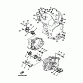 Схема узла: Масляный насос Yamaha XT660 XT660R