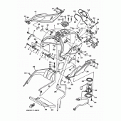 Схема узла: Топливный бак Yamaha FJ09 FJ-09
