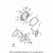 Схема вузла: Кришки картера 1 Yamaha TTR230 TT-R230