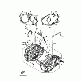 Схема узла: Картер двигателя Yamaha TT600