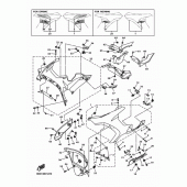Схема вузла: Облицювальні елементи Yamaha YZF-R1 R1 RaceBase