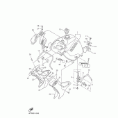 Схема узла: Топливный бак Yamaha XT500