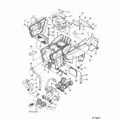 Схема вузла: Впускна система Yamaha XT600 XT600
