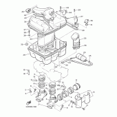 Схема вузла: Впускна система Yamaha VMX12 V-MAX