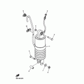 Схема узла: Задняя подвеска Yamaha XVZ1300 Royal Star Venture S