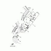 Схема вузла: Вихлопна система Yamaha XT250 Serow