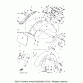 Схема узла: Крыло Yamaha XVS650 V-Star Classic