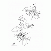 Схема вузла: Крило Yamaha YP250 X-MAX