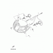Схема вузла: Фара Yamaha YP250 X-MAX