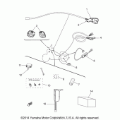 Схема вузла: Аудіотехніка Yamaha XVS1300 V-Star Deluxe