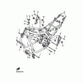 Схема узла: Рама Yamaha FZS1000 FAZER