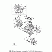 Схема узла: Крышки картера 1 Yamaha YZF-R3