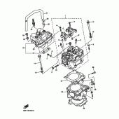 Схема узла: Цилиндр Yamaha YZ450F YZ450F