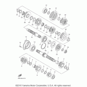Схема вузла: Трансмісія Yamaha FZ6 FZ6R