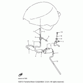 Схема вузла: Топливний бак (2) Yamaha YZF600R Thundercat
