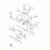 Схема узла: Задний рычаг и Подвеска Yamaha FZ8 FZ8 FAZER
