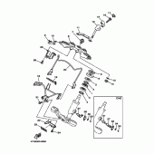 Схема узла: Рулевой механизм Yamaha XV535 Virago