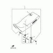 Схема вузла: Сидіння Yamaha XT225 XT225