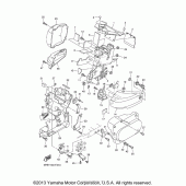 Схема вузла: Бічна кришка Yamaha XVS1100 V-Star Custom