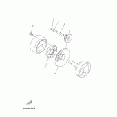 Схема узла: Привод стартера Yamaha YP250 X-MAX