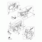 Схема вузла: Бічна кришка Yamaha XJR1300