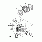 Схема вузла: Головка циліндра Yamaha TTR90 TT-R90