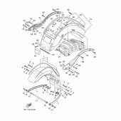 Схема узла: Крыло Yamaha XV1900 Midnight Star