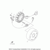 Схема вузла: Генератор Yamaha XV1900 Raider