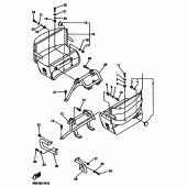 Схема узла: Saddlebag 1 Yamaha XVZ1300 Royal Star Tour Classic