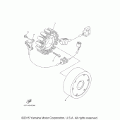 Схема вузла: Генератор Yamaha XV1900 Raider