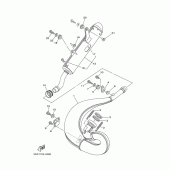 Схема вузла: Вихлопна система Yamaha YZ250 YZ250