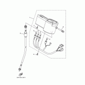 Схема узла: Панель приборов Yamaha XG250 TRICKER