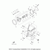 Схема вузла: Фара Yamaha XT250 XT250