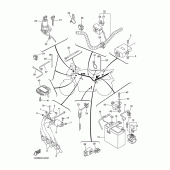 Схема вузла: Електроустаткування 1 Yamaha FZS1000 FAZER