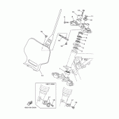Схема узла: Рулевой механизм Yamaha TTR125 TT-R125
