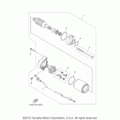 Схема вузла: Електричний стартер Yamaha TTR125 TT-R125
