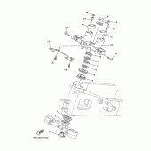 Схема вузла: Рульовий механізм Yamaha TDM900