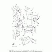 Схема вузла: Бічна кришка Yamaha XVS650 V-Star Classic