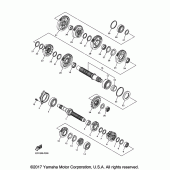 Схема узла: Трансмиссия Yamaha FZ10/ MTN1000 FZ-10