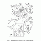 Схема вузла: Паливний бак Yamaha FJ09 FJ-09