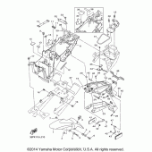 Схема узла: Крыло Yamaha FZ6 FZ6R