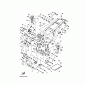 Схема узла: Рама Yamaha XT250 Serow