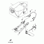 Схема узла: Сиденье Yamaha YBR250