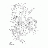 Схема вузла: Рама Yamaha XVS400 Drag Star