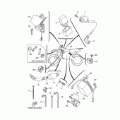 Схема узла: Электрооборудование 1 Yamaha TTR125 TT-R125