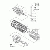 Схема вузла: Зчеплення Yamaha YZF-R1 R1