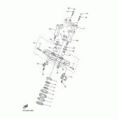 Схема вузла: Рульовий механізм Yamaha FZ1 FZ1 FAZER (S-TYPE)