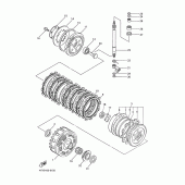 Схема вузла: Зчеплення Yamaha YZF-R1 R1